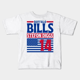 Buffalo Bills Stefon Diggs 14 American Football Team Kids T-Shirt